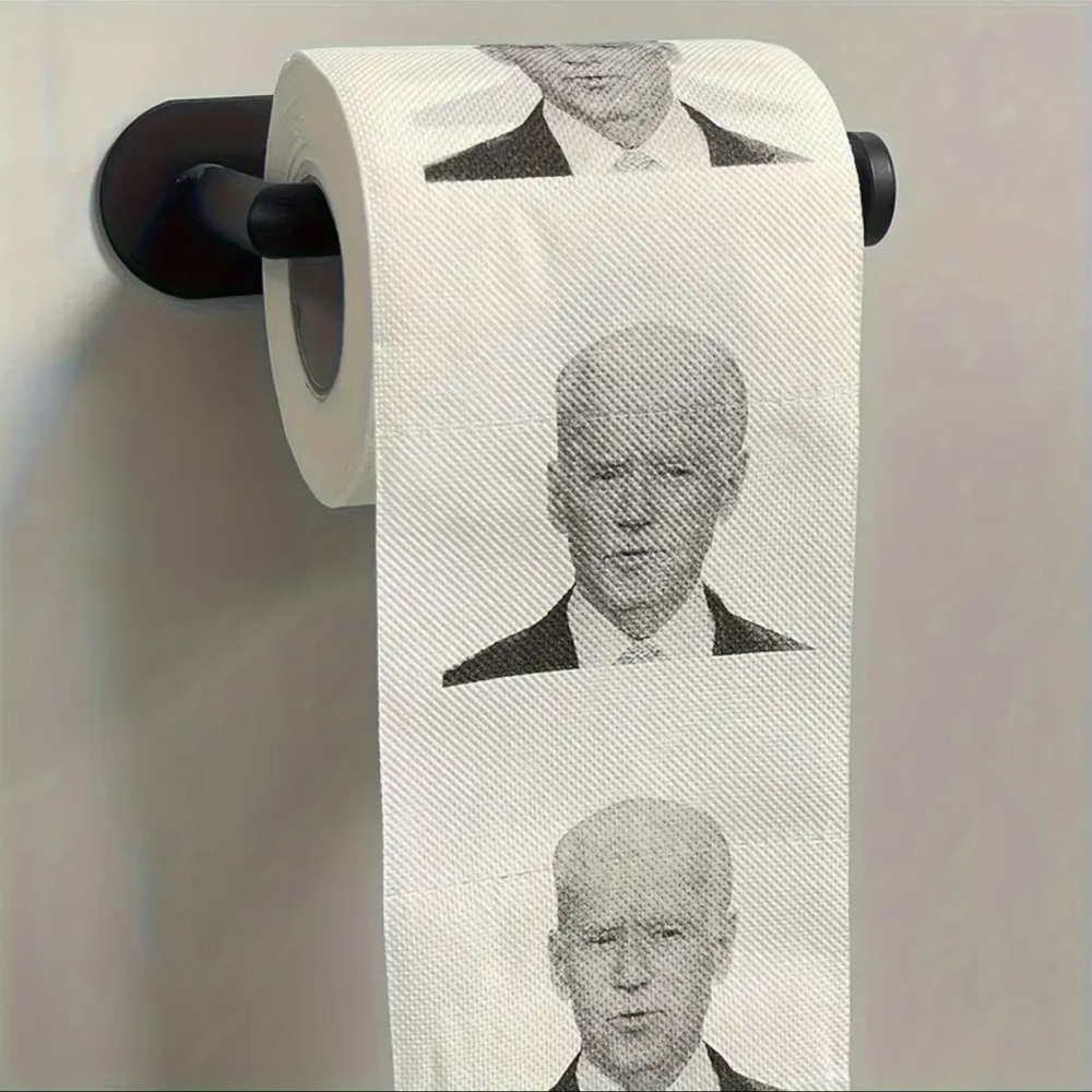 Biden Toilet Paper, Colorful Printed Toilet Paper Rolls-High-Quality Woo…
